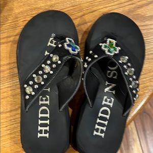 Black sandals
